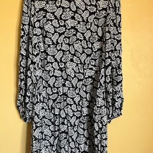 Boden Monochrome Patterned Dress